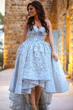 Lace Sweetheart High Low Ball Gown Prom Dresses For Teens,Graduation Dresses HZ0509