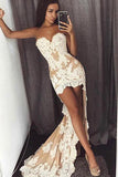 Low Evening Dress Party Gown,Sexy Lace Sweetheart Mermaid Prom Dresses,Formal Gown HZ0509