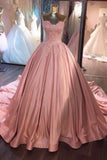 Sweetheart Lace Long Ball Gown Prom Dress,sweet 16 dress HZ0509