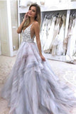 Strap V Neck Wedding Dresses,Cheap Elegant Prom Dress HZ0509