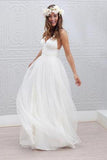 Beach Cheap Wedding Dress,Summer Coast Off White A-line Wedding dresses HZ0509