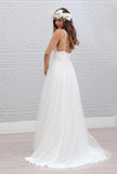 Beach Cheap Wedding Dress,Summer Coast Off White A-line Wedding dresses HZ0509