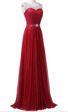 Long Beading Sparkly Modest A-line Floor Length Prom Dresses HZ0509