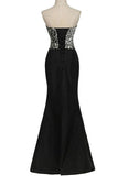Long Black Floor Length Sweetheart Simple Women Dress Prom Dresses HZ0509