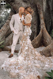 Pia Muehlenbeck Wedding Dress online, Cheap Wedding Dress, Modest Bridal Gown for Sale HZ0509