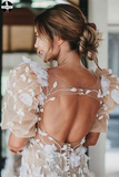 Pia Muehlenbeck Wedding Dress online, Cheap Wedding Dress, Modest Bridal Gown for Sale HZ0509