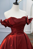 Satin Long Prom Dress, Elegant A Line Evening Formal Dress HZ0509