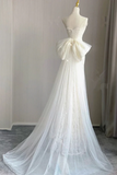 Lace Mermaid Long Evening Dress with Tulle, Sweetheart Prom Party Dress HZ0509