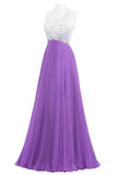 One Shoulder Beaded Long Prom Dresses HZ0509