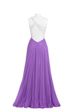 One Shoulder Beaded Long Prom Dresses HZ0509