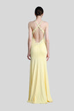 Long Beaded Open Back Prom Evening Dresses HZ0509