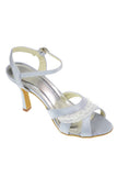 Handmade High Heel Ankle Strap Sandals For Girls HZ0509