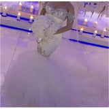 Mermaid Off the Shoulder Wedding Dress with Beads HZ0509