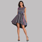 Line High Low Prom Dresses, Short Party Dress, Homecoming Dress HZ0509