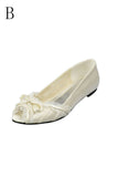 Lace Red Peep Toe Handmade Wedding Shoes With Bow Knot HZ0509