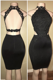 Lace Short Prom Dress, Tight Sexy Homecoming Dresses HZ0509