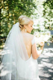 Tier Hip Length Blusher Wedding Veils HZ0509