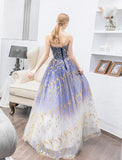 Arrival A Line Strapless Long Prom Dress Formal Evening Dresses HZ0509