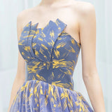 Arrival A Line Strapless Long Prom Dress Formal Evening Dresses HZ0509
