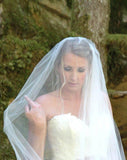 Tier Hip Length Blusher Wedding Veils HZ0509