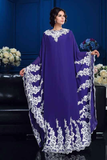 A-Line Princess Scoop Appliques Long Sleeves High Neck Chiffon Mother of the Bride Dresses HZ0509