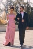 Long Off the Shoulder Evening Formal Dresses,Satin A line Party Dresses HZ0509