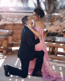 Long Off the Shoulder Evening Formal Dresses,Satin A line Party Dresses HZ0509
