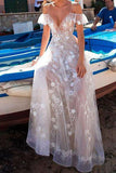 Line Lace Straps Long Prom Dress, Elegant Sexy Evening Dresses HZ0509