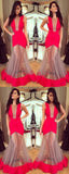 Long Mermaid Unique Prom Dress,Formal Evening Dresses HZ0509
