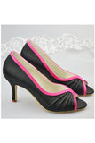 Simple Peep Toe Simple High Heel Prom Shoes For Women HZ0509