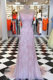 Strap Mermaid Prom Dresses Criss Cross Formal Evening Dress HZ0509
