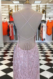 Strap Mermaid Prom Dresses Criss Cross Formal Evening Dress HZ0509