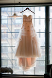 A Line Sweetheart Flower Chic Bridal Gown, Princess Wedding Dress HZ0509