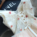 Deep V-Neck Straps Short A-Line Homecoming Dresses With Appliques HZ0509