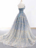 and Gold Lace Ball Gown Prom Dresses, Sweet 16 Princess Quinceanera Dress HZ0509