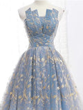 and Gold Lace Ball Gown Prom Dresses, Sweet 16 Princess Quinceanera Dress HZ0509