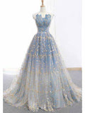 and Gold Lace Ball Gown Prom Dresses, Sweet 16 Princess Quinceanera Dress HZ0509