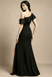 Black Party Prom Dress, Long Evening Formal Dresses HZ0509