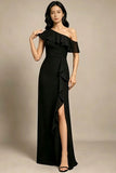 Black Party Prom Dress, Long Evening Formal Dresses HZ0509