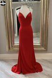Red New Junior Prom Dress, Long Homecoming Dress for sale HZ0509