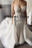 New Sweetheart Vestido De Noiva 2025 Crystal Rustic Wedding Dress for Sale HZ0509