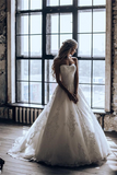 Beautiful Online Exquisite Sweetheart A line Bridal Dresses Appliqued Gowns for Sale HZ0509