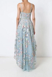 Spaghetti Straps Sweetheart Asymmetrical Prom Dress, High Low Homecoming Dresses HZ0509