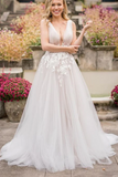 Neck White Lace Floral Prom Dresses Long, White Formal Graduation Evening Dresses HZ0509