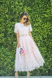 Sleeves Princess Ankle Length Summer Homecoming Dresses HZ0509