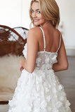 Arrival Cute V Neck A-line Straps Homecoming Dresses,Short Prom Dress HZ0509